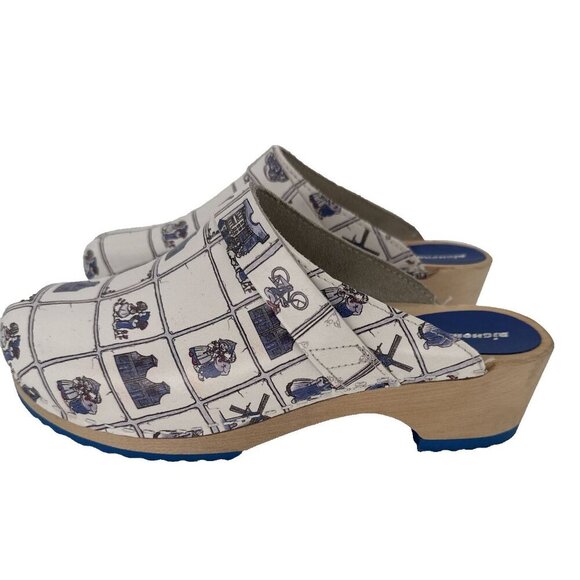 GEVAVI Women's, 6006 Bighorn Delft Sandals Mules Clogs, Nurse shoe US 10.5 Dutch - Picture 5 of 16